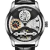 43 mm Pagani design black dial Luxury men's casual fashion Black Leather strap men's automatic mechanical watches211Y