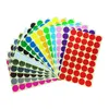 Gift Wrap Mini Display Tents For 16pcs Color Round Dot Self Adhesive Label Yellow Red Sticker Pasted Fun Laptop Stickers