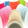 Orange 5mm 20 Meters Stitched Nylon Lycra Cord Soft And Thick Cord Stretchy Nylon Lycra String Elastic Cord2794