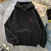 Frauen Hoodies Herbst Winter Plüsch Verdickt Lamm Fleece Einfache Feste Kapuze Pullover Mode Koreanische Lose Langarm Mantel