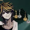 Dangle Chandelier Anime Tokyo Revengers Cosplay Brincos Periféricos Adereços 925 Sterling Silver Hollow Ball Pingente Eardrops Jewel2533