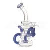 Glass Hookah Recycler Bong Hoahs 9,5 cala Rury wodne Rury wodne oleju platformy bąbelkowe z miską 14 mm