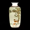 Vaser Jingdezhen Ceramic Vase Vintage Chinese Traditionella vaser Heminredning Animal Vase Fine Slooth Surface Furnishing Articles L240309