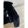 2023 Winter New Bat Sleeves Merino Integrated Short Loose Fashion Versatile Fur Coat For Women 340543