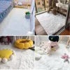 Furry Carpet Living Room Mat Modern Bedroom Nordic Style Decoration Large Size Black Gray White Non Slip Childrens Rugs 240226