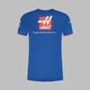 T-shirts hommes 2024 nouveau T-shirt Formule 1 Racing Hass équipe T-shirt F1 à manches courtes costume de course en plein air vitesse vêtements de sport pour hommes haut