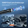 Dual Lens 5.5mm/ Triple 8mm 4.3inch Screen Borescppe Industry Endoscopic For Cars DS380