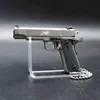 Gun Toys 1 3 Alloy 1911 Mini Pistol Model Fake Gun Keychain Pendant Detachable Toy Gun For PUBG Weapon Adult Children Gift T240309