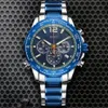 Novo design relógios masculinos cronógrafo movimento de quartzo relógio masculino luxo negócios relógio pulso f1 designer relógios para homem montre287e
