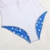 Moda feminina de luxo roupa de banho designer biquíni roupa de banho sexy alfabeto feminino de uma peça roupa de banho feminina de cintura alta verão praia natação biquíni 1v