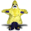 2024 Halloween żółta gwiazda Mascot Costume Fancy Dress Carnival Cartoon Temat Fancy Dress for Men Dame Festival Dress