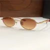 Nouveau design de mode lunettes de soleil rétro 8073 cadre en métal rond exquis style populaire et polyvalent lunettes de protection uv400 en plein air 278Z