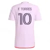 MLS 2024 2025 Orlando City Futebol Jerseys 24 25 KARA PEREYRA OJEDA F.TORRES Camisa de Futebol Uniformes Top Fãs Versão do Jogador Manga Curta Homens Crianças Adulto Criança Kits Completos