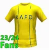 2024 Al Nassr FC Kits de fútbol de hombres y niños Jerseys de fútbol Ronaldo 24 25 CR7 Gonzalo Martinez Talisca Ghislain Konan Vincent Aboubakar Men Camisa de fútbol Al-Nassr FC