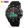 SKMEI Solar Power Sport Watch Men Dual Display Digital Watch 50M Water Resistant Chronograph Male Clocks relogio masculino 1064 X0211d