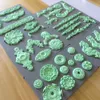 27 stili Stampi per fondente in silicone Strumenti per torte artigianali in zucchero Decorazione della casa stampo bakeware arte vintage argilla 240226