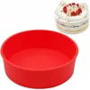 10 cali 25 cm Non Stick Okrągłe silikonowe formy do pieczenia tosty chlebowej miski DIY DESSER MUSSE Forma Kuchnia Bakeware Tool 240226