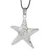 Pendant Necklaces Punk Hip-hop European And American Style Starfish Five-pointed Star Necklace Jewelry Men Women Neutral