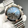 High Fashion Factory U1 Hoogwaardig AAA Bretiling 44MM Super Chronomat horloge met blauwe wijzerplaat Quartz Chronograpg Datum Herenhorloge roestvrijstalen band Herenhorlogefabriek