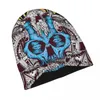 Bérets crâne et encre Bonnet Homme printemps chapeau mince serpent passe nouilles 3D Puzzle plate-forme jeu bonnets casquettes pour hommes femmes chapeaux de coton