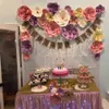 Geburtstagsblumen DIY Riesige Papierrose Hochzeit Flores Artificiales Fleur Artificielle Partyhintergründe Dekor Nail Shop 240301