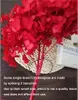 1520CM HeadLong 35CMReal Natural Dried Preserved Hydrangea Flower Branch With PoleEternal Rose Dry Hydrangeas For Home 240223
