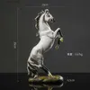 Decoratieve Objecten Beeldjes Europese Stijl Paard Sculptuur Hars Dier Standbeeld Decoratie Souvenir Cadeau Woonkamer Kantoor Studie Desktop Decoratie T240309