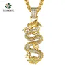 Brand Trend Jewelry Necklace 18k Gold Platinum Pure Gold Pendant Mens Cool Pendant Dragon