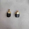 قلادات قلادة مصنوعة يدويًا الحجر الأسود الأسود التورمنينز العنق القابل للتعديل إكسسوارات مجوهرات سلسلة قلادة قابلة للتعديل