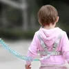 Toddler Leash Harness Backpack with Anti-Lost Wrist Link Kids Safety Walking Wristband Adjustable Strap Belt Travel Gear 240229