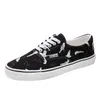 Sneaker Women Shoes Canvas Unisex 79 Summer Casual Slip on Men Lace Up Animal Design School Black Leisure 569