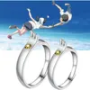 Anime Verwering Met Je Ringen Cosplay Morishima Hodaka Amano Hina Paar Minnaar Ring Bruiloft Sieraden Gift Prop Accessoires G1125270h