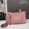 Designer de luxo rosa saco de praia grama tecido saco sacola quarto único diagonal bolsa feminina saco de viagem casual saco de tecido de grande capacidade de alta qualidade