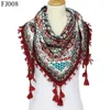 Men's Vests Women's Winter Thickened Warm Scarf Cotton Ethnic Style Tassel Shawl Fashion Large Square