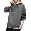 Spring Hoodie Hooded Hat Thermal Thick Pullover Men Autumn Winter Male Clothes 240301