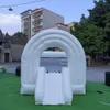 Mini maison de rebond commerciale en PVC arc-en-ciel, château gonflable pour enfants, équipement de salle de jeux pour enfants d'intérieur avec souffleur, livraison gratuite à votre porte