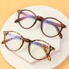 Sunglasses Ultralight Retro Round Eye Blue Light Blocking Glasses Frame Optical Spectacles Frames Gaming Flat Mirror Eyewear