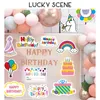 27 Stuks Verjaardag Thema Notebook Planner Decoratie Stickers Cake Party Gitaar Bagage Water Glas S01566 240301