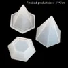 Bakning formar DIY Crystal Epoxy Harts Mögen Cut Diamond Storage Box Silicone Hollow Cake Decorating Tools Party Supplies260m