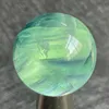 Decorative Figurines 142g Natural Stone Fluorite Rock Polished Crystal Ball Quartz Sphere Feng Shui 2024 Decoration Gift Reiki Healing L91