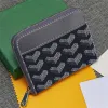 AAA-Designer-PM-Geldbörse für Damen und Herren, Handtasche, Clutch-Taschen, Reißverschluss, Schlüsselkarten-Geldbörse, Segeltuch-Leder, luxuriöse Geldbörse, Innentasche