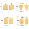 Breloques 10 pièces imitation nourriture pendentifs mignon Mini Dessert fromage résine pour bijoux porte-clés fabrication bricolage boucle d'oreille Bracelet accessoires