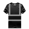 Shirts Plus Size 4XL Reflective Shirts High Visibility Short Sleeve T Shirts with Reflective Tape for Men and Women Workwear Shirt