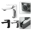 Bathroom Sink Faucets Parts Basin Faucet Splashproof Vanity Cold Mixer Tap Modern Art Square