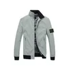 Stone Jacket Island 2023 Mode Nouveau manteau de designer pour hommes hiver et automne baseball style mince classique coupe-vent décontracté manteau veste à glissière