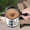 350 ml muggar Automatisk elektrisk lat självrörande mugg kopp kaffemjölk blandar mugg smart rostfritt stål juice mix cup drinkware 240306