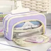Gird Large Capacity Pencil Bag Aesthetic School Cases Stationery Organizer Zipper Pouch Student Supplies