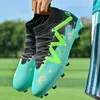 Men Football Boots Kids Cleats Soccer Shoes Turf Training High Top Ankle Sport Sneakers Quality AG FG Indoor Size 3445 240306