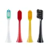 Cabeça de escova de dentes de cores diferentes, 4 unidades, cerdas macias, acessórios de peças de reposição elétricas 240309
