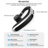 Single Ear Bluetooth 5.0 Headset With Mic Car Business Wireless Headphone Ear Hook In-Ear Earbuds Nosie Reduction Clear Call